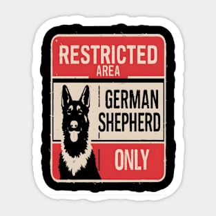 Funny German Shepherd Love Dog Lover Graphic Sticker